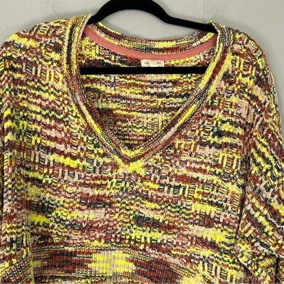 Silence Noise Slouchy Chenille Cropped Sweater Medium - Picture 3 of 6